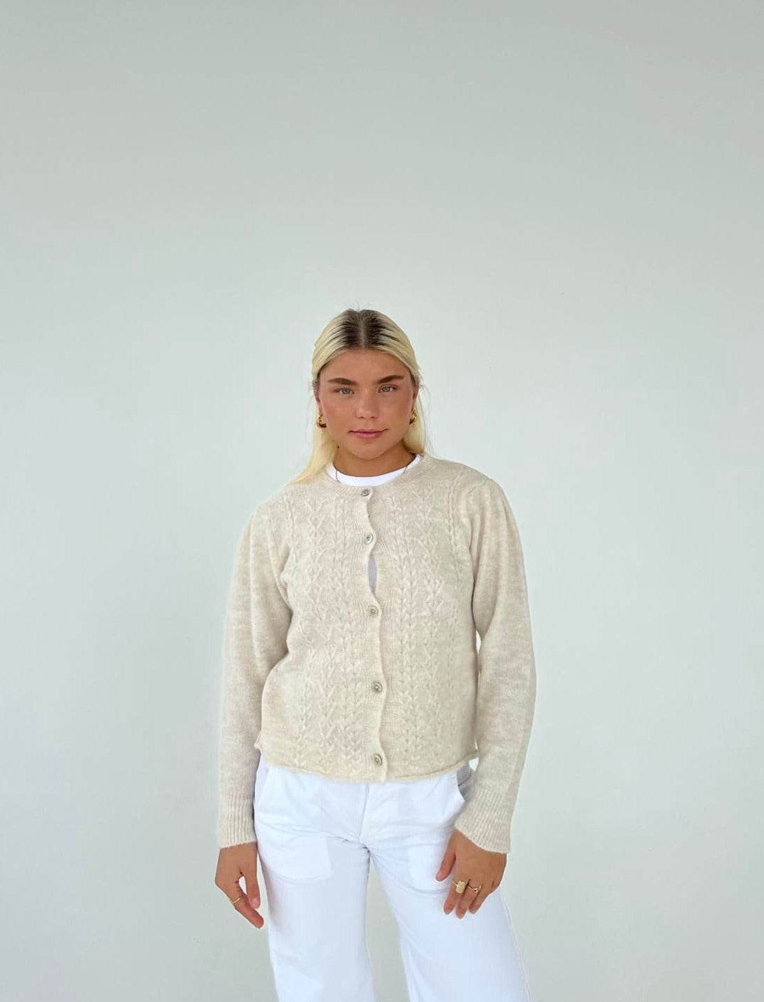 Cilla Knitted Cardigan - Eclaire