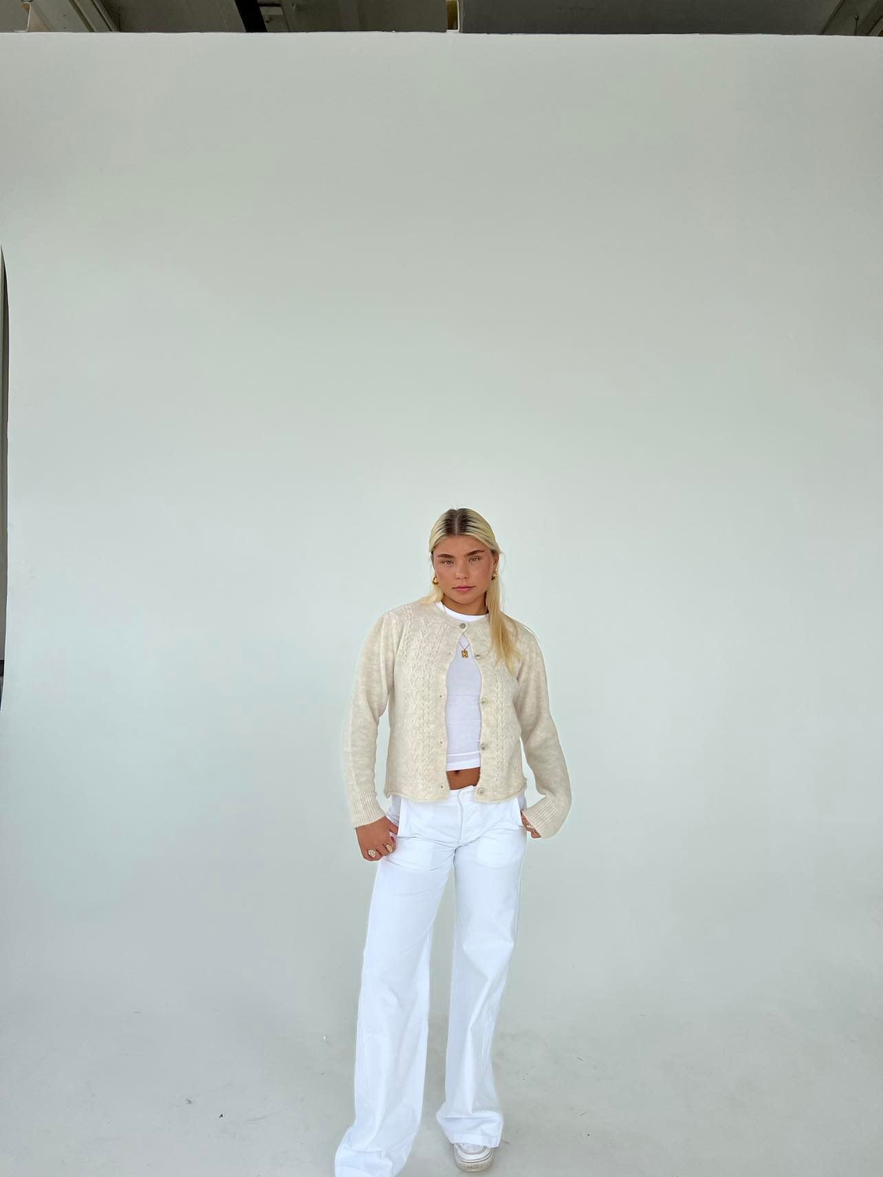 Cilla Knitted Cardigan - Eclaire