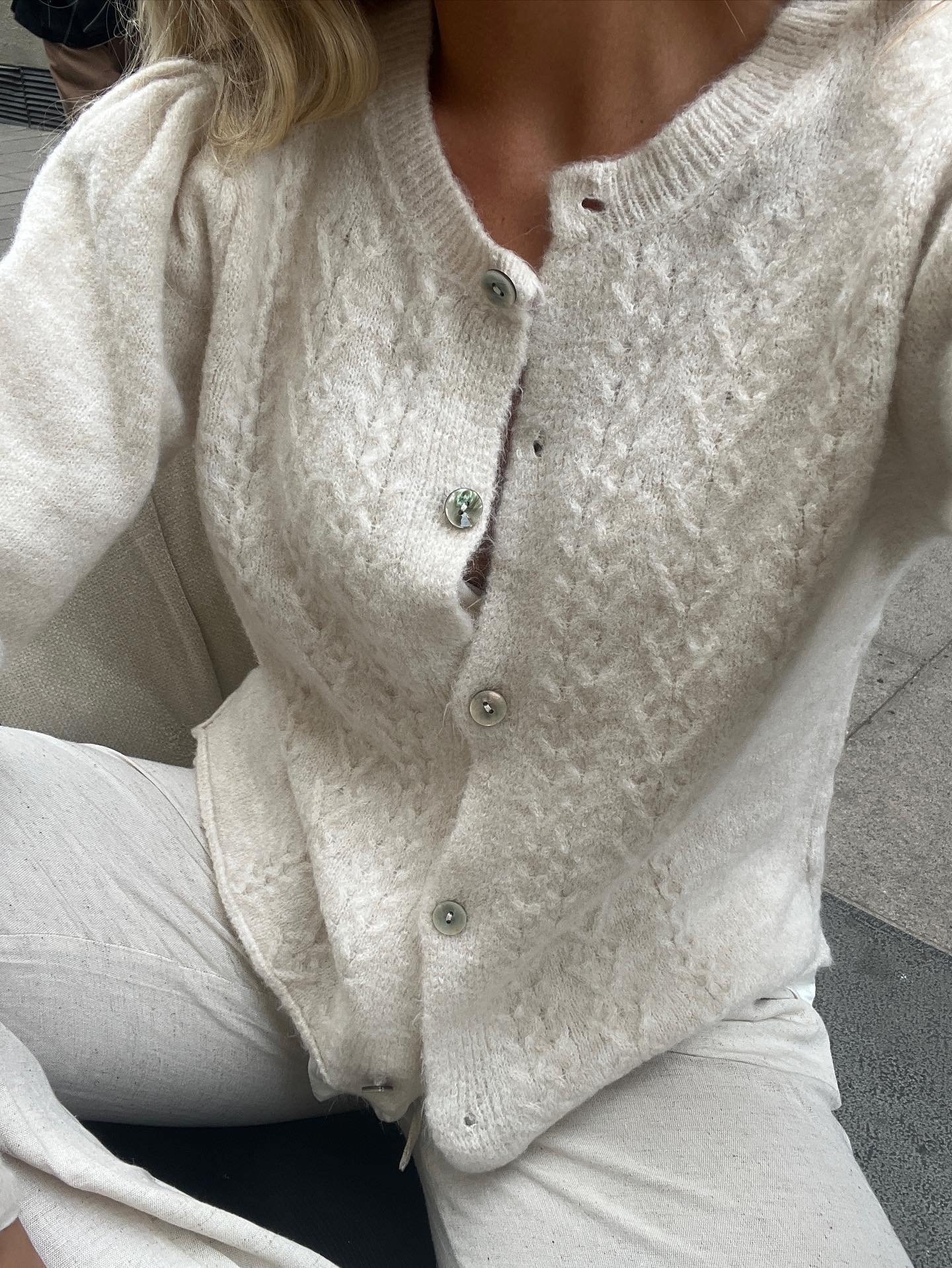 Cilla Knitted Cardigan - Eclaire