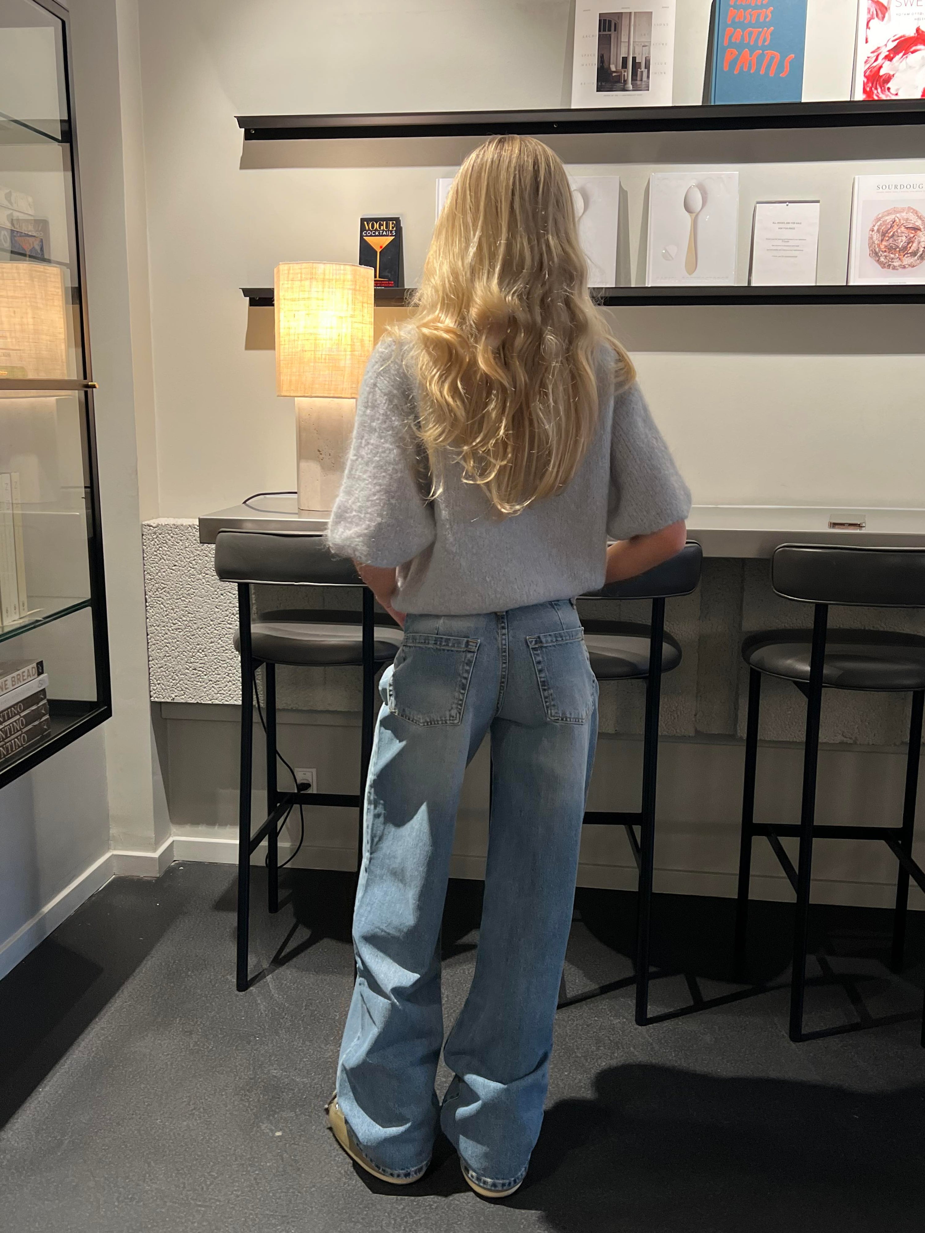 Samara Low Waisted Jeans - Eclaire