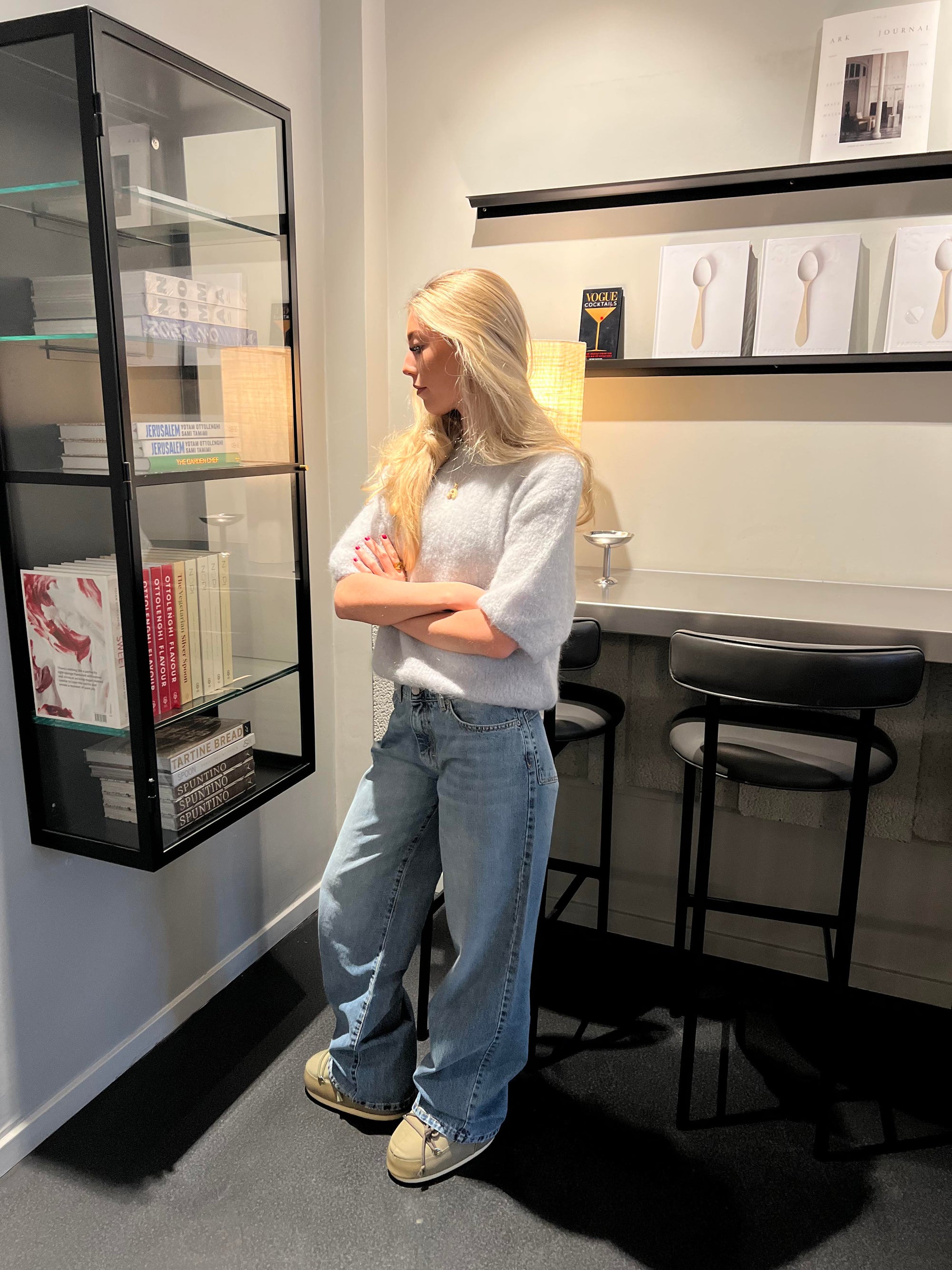 Samara Low Waisted Jeans - Eclaire