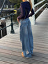 Alaia Low-Waisted Jeans with Lightning Detail - Eclaire