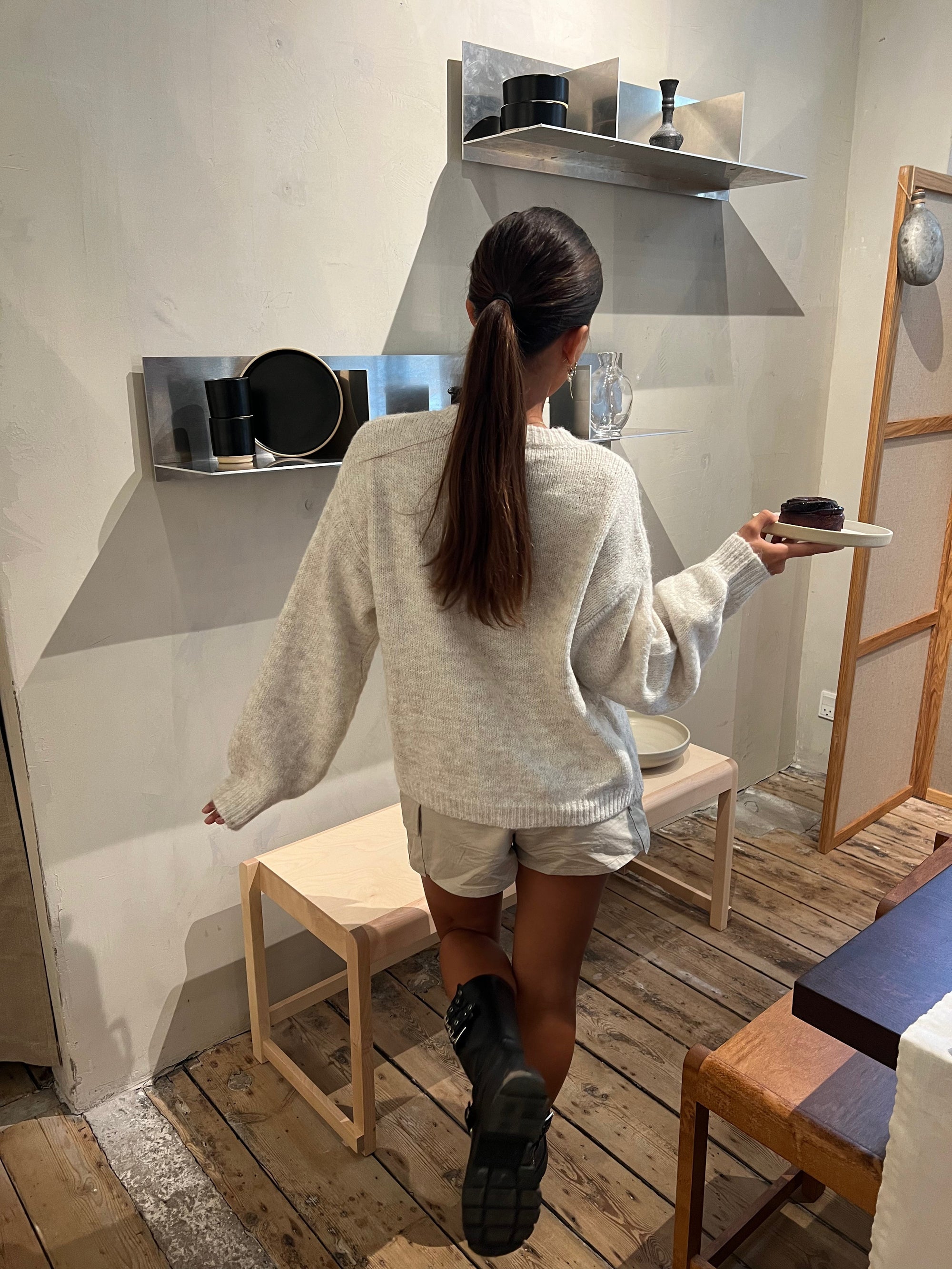 Gunilla Knitted Cardigan with Tie Details - Eclaire