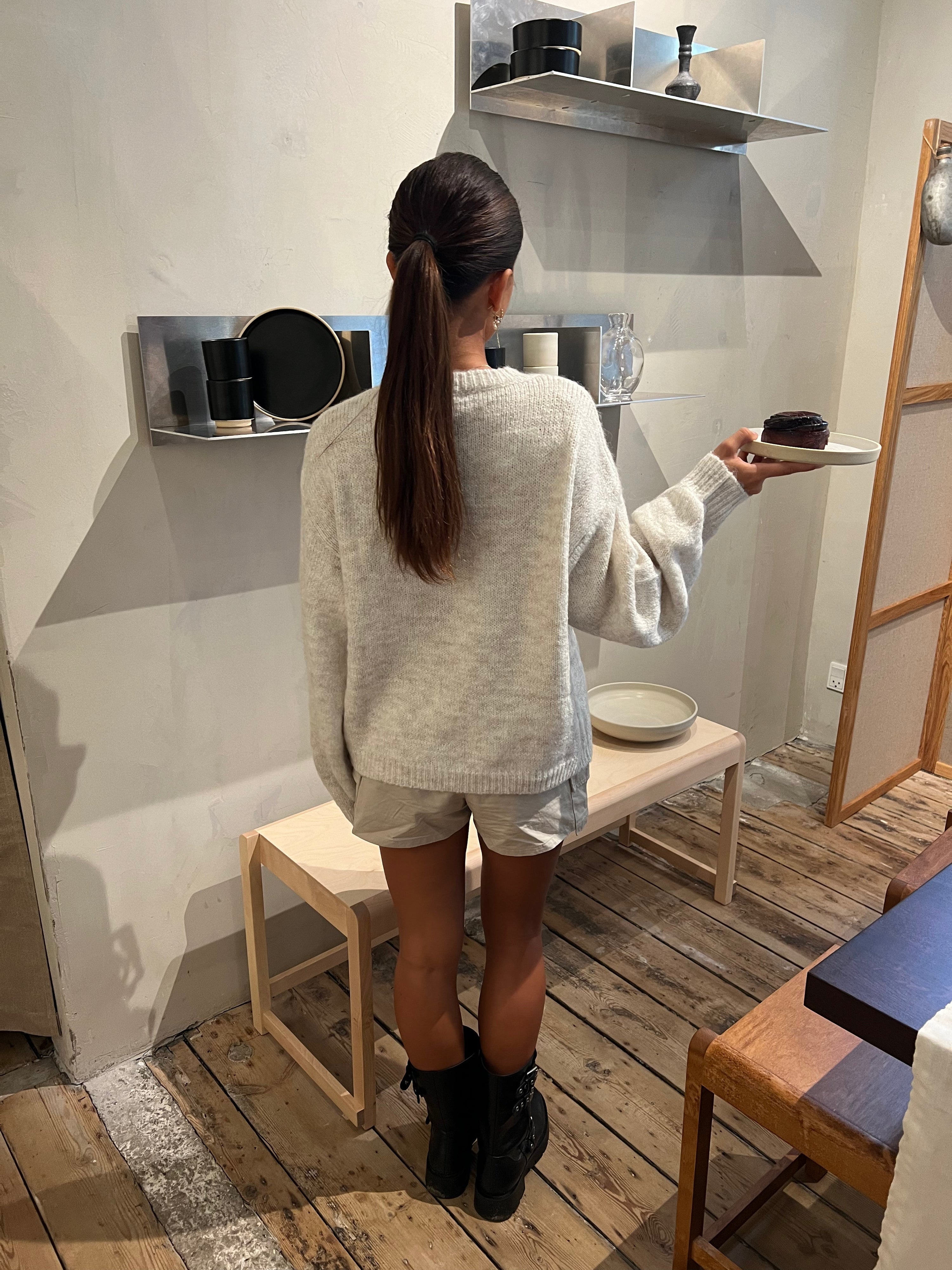 Gunilla Knitted Cardigan with Tie Details - Eclaire