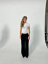 Britney Low Waisted Suit Pants - Eclaire