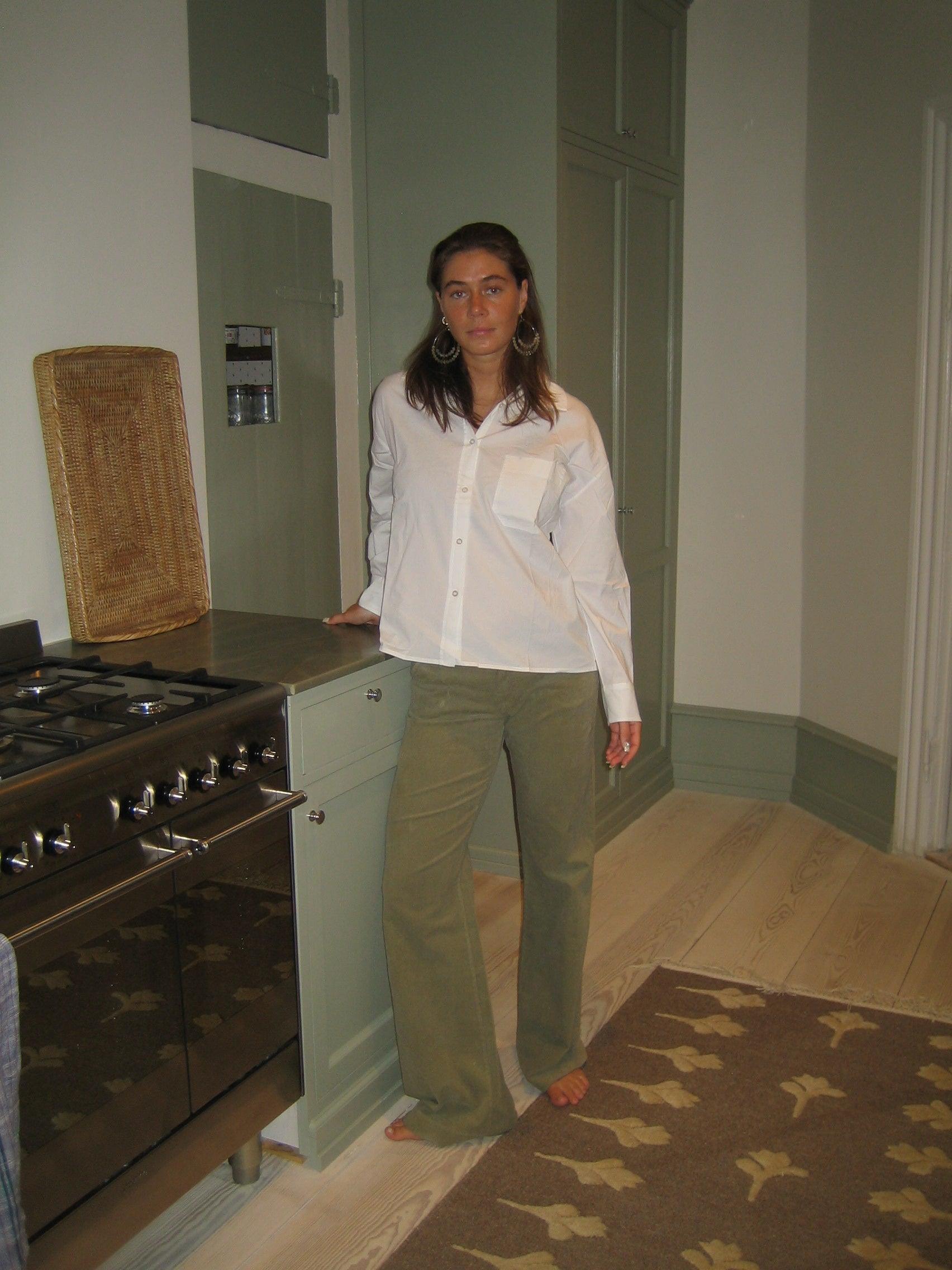 Karla Corduroy Pants - Eclaire