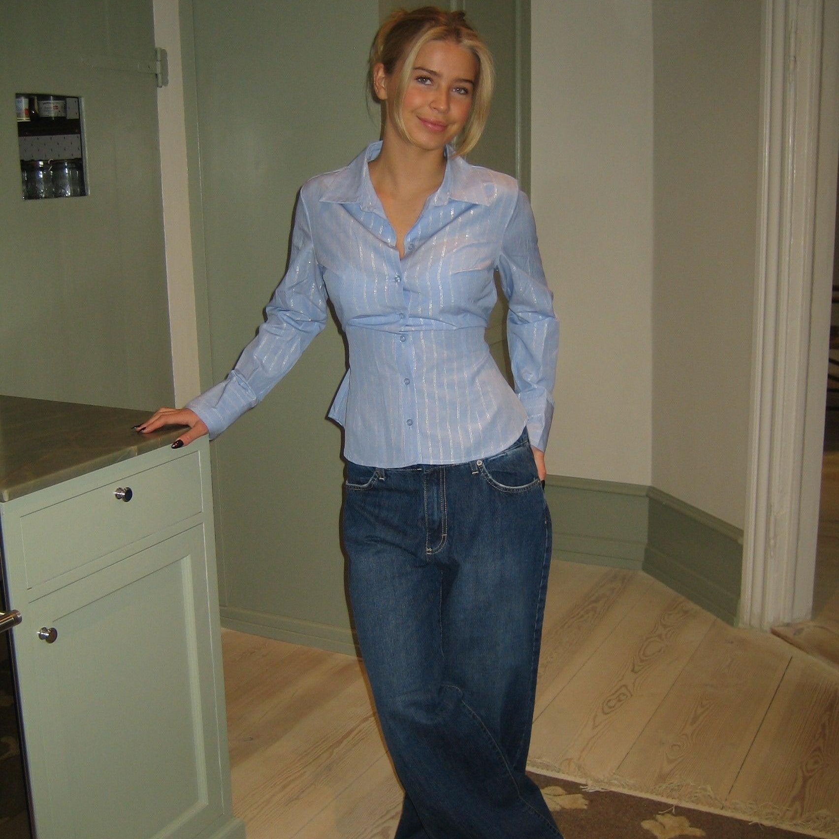 Alberte Fitted Shirt - Eclaire