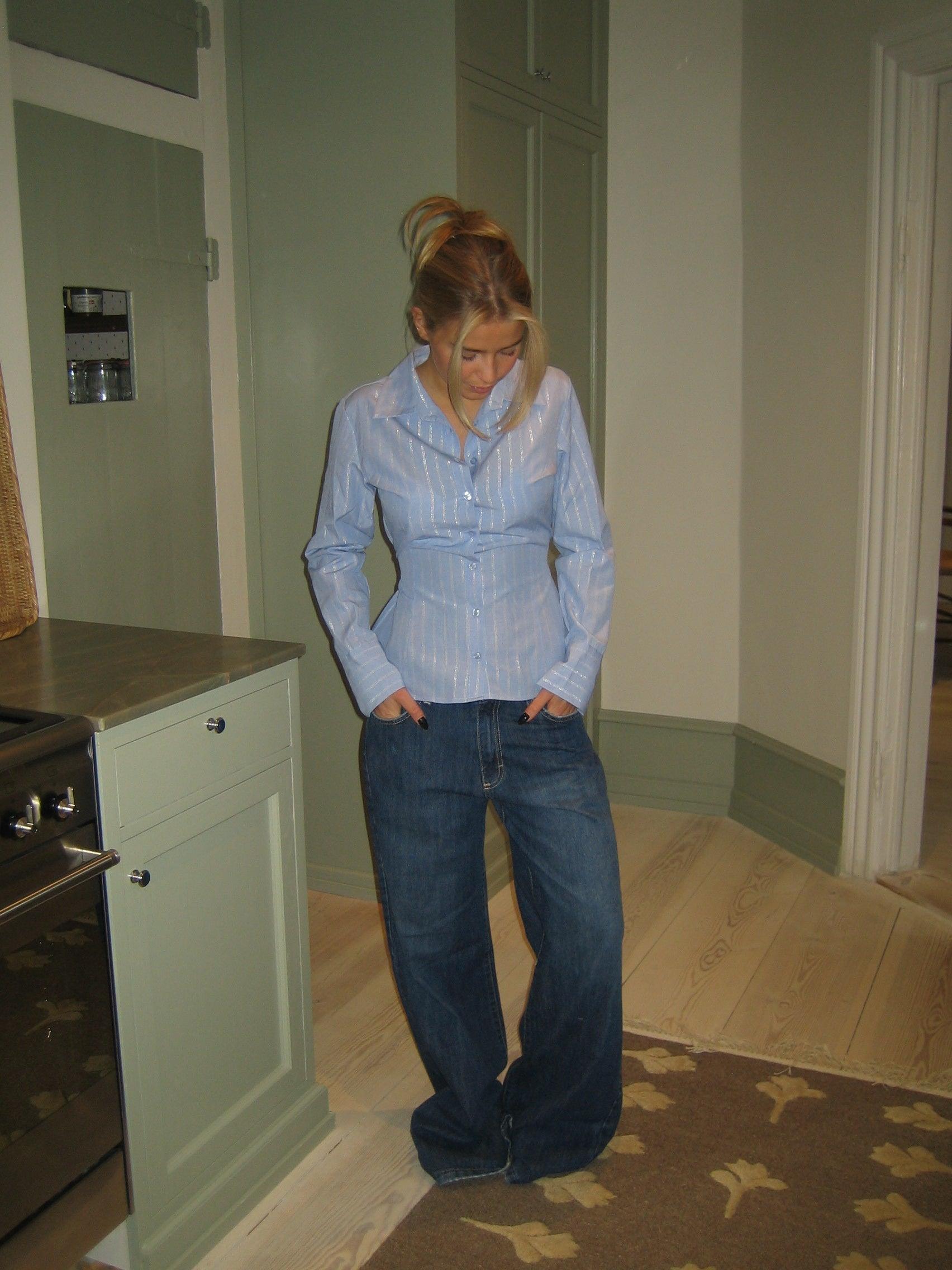 Alberte Fitted Shirt - Eclaire