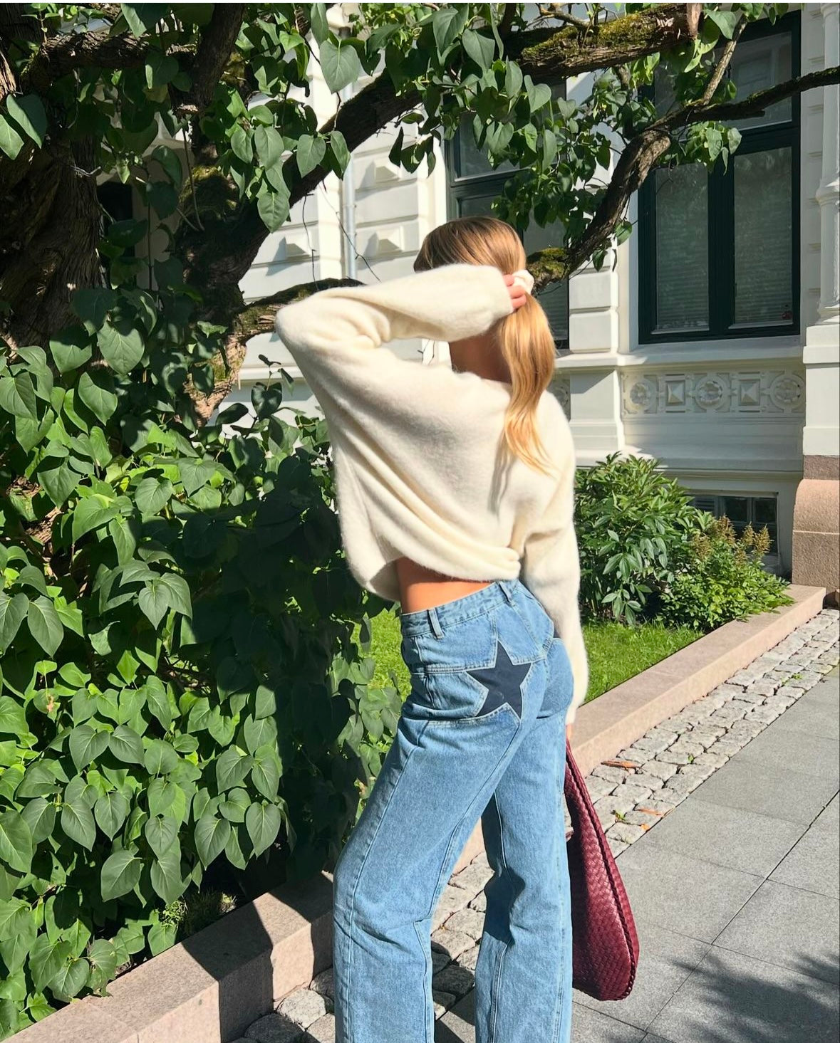 Star Jeans with Navy Stars - Eclaire