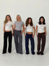 Britney Low Waisted Suit Pants - Eclaire
