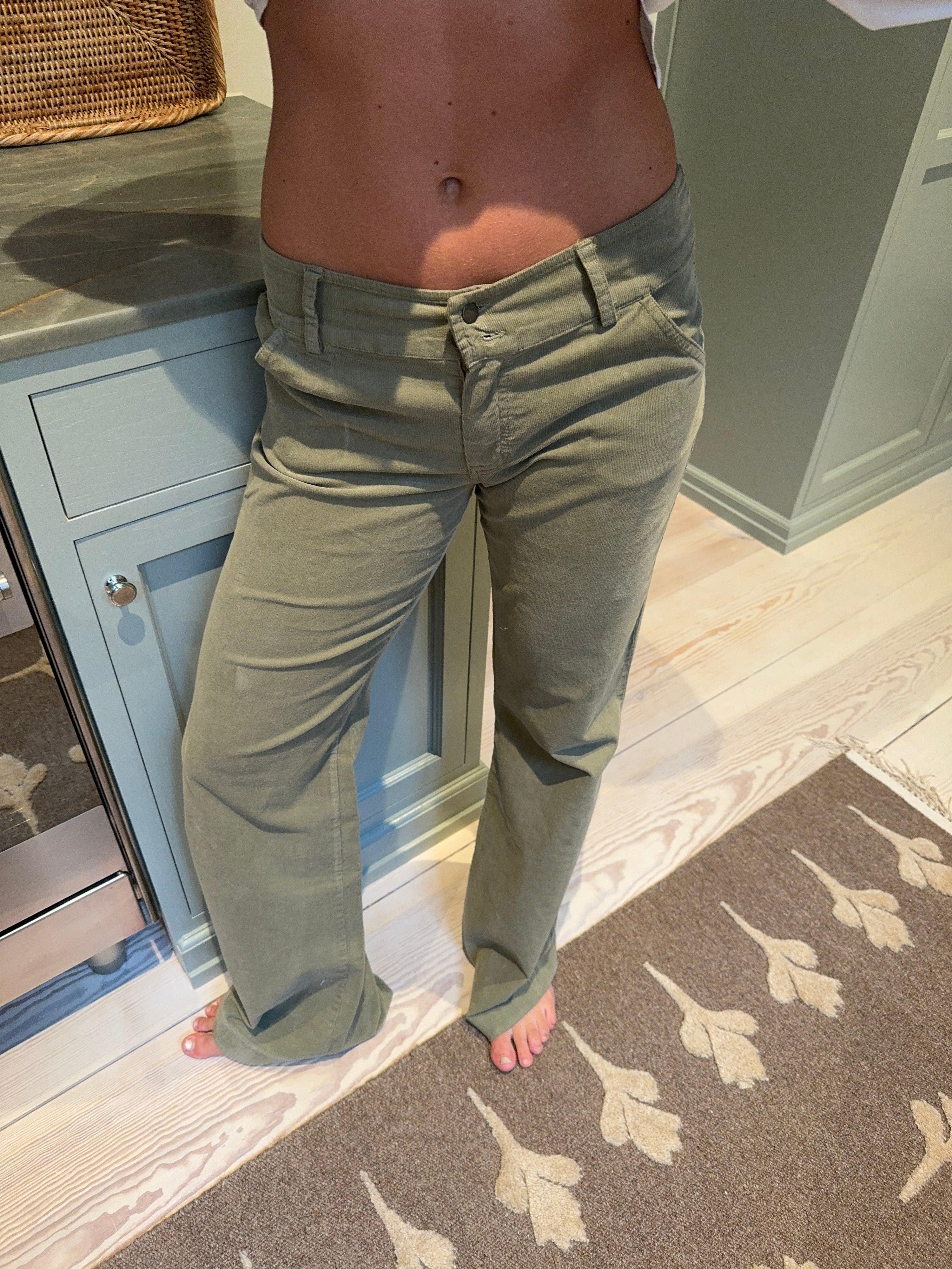 Karla Corduroy Pants - Eclaire