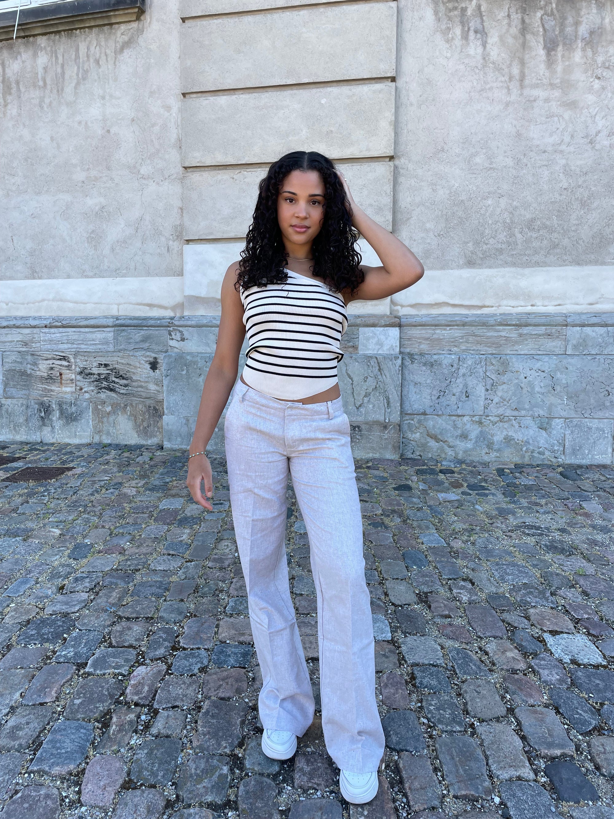 Herringbone Pants - Eclaire