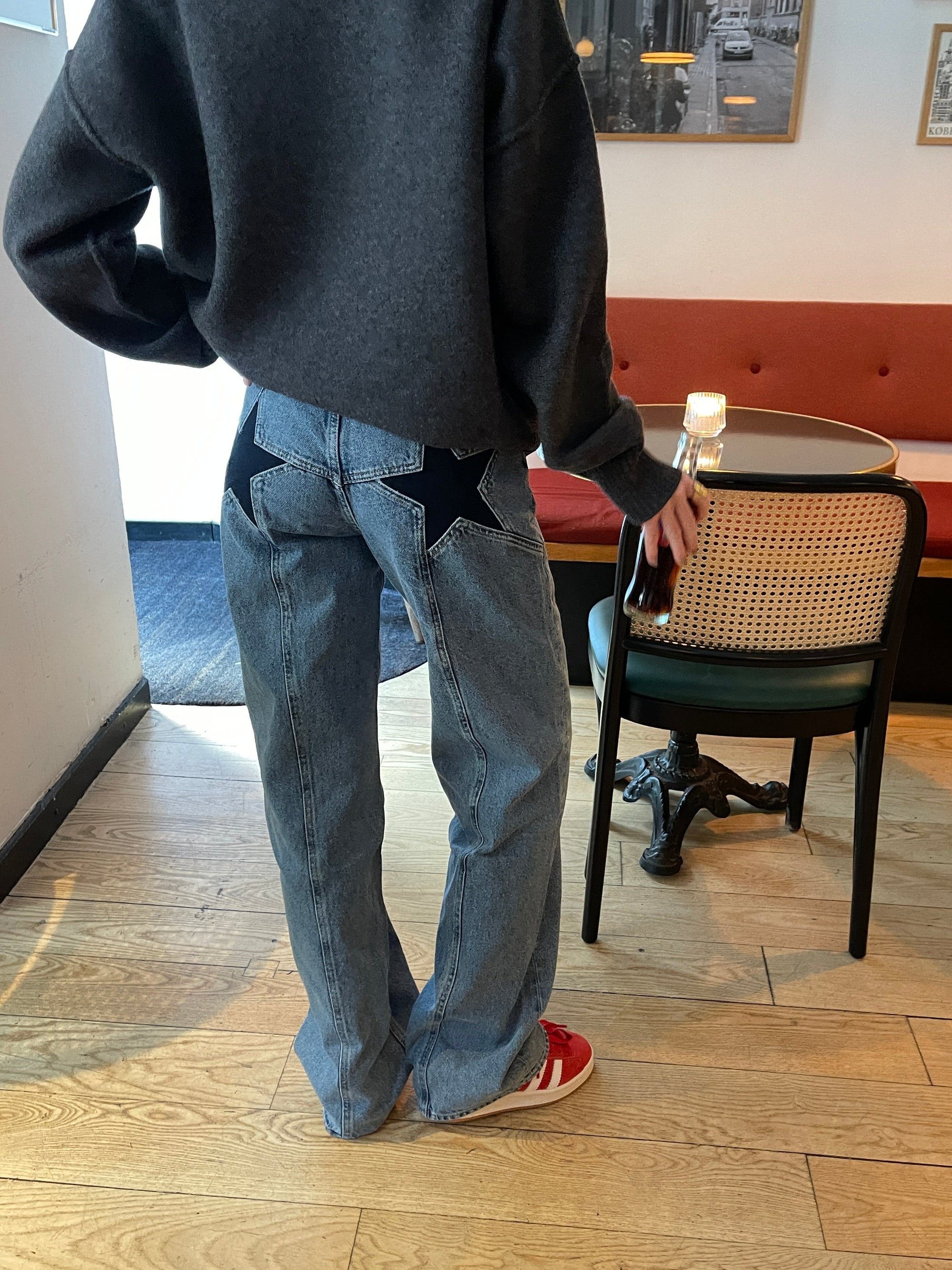 Star Jeans with Navy Stars - Eclaire