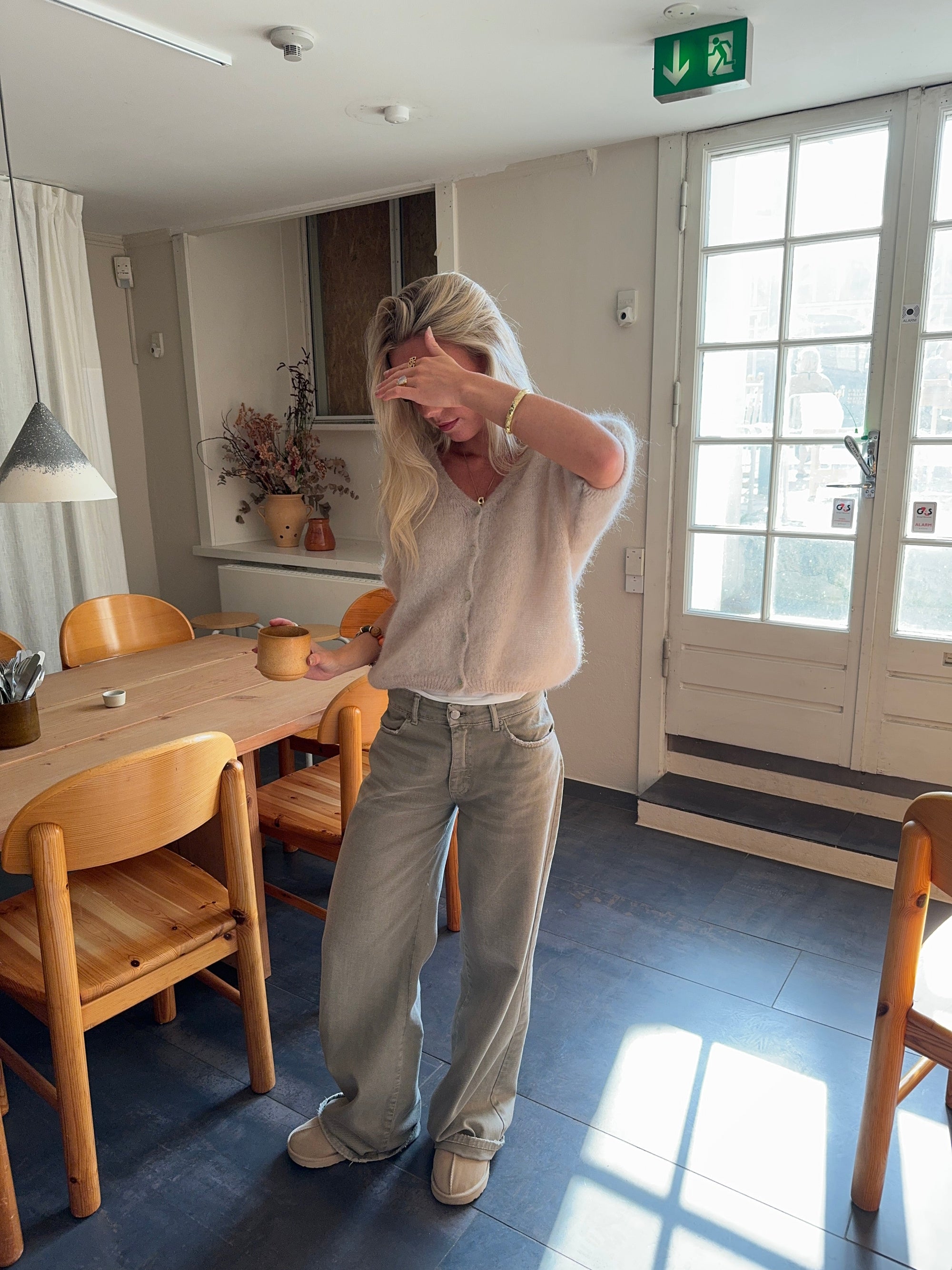 Annaly Mohair Cardigan - Eclaire