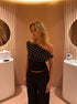 Kimmie Polka Dotted Top - Eclaire
