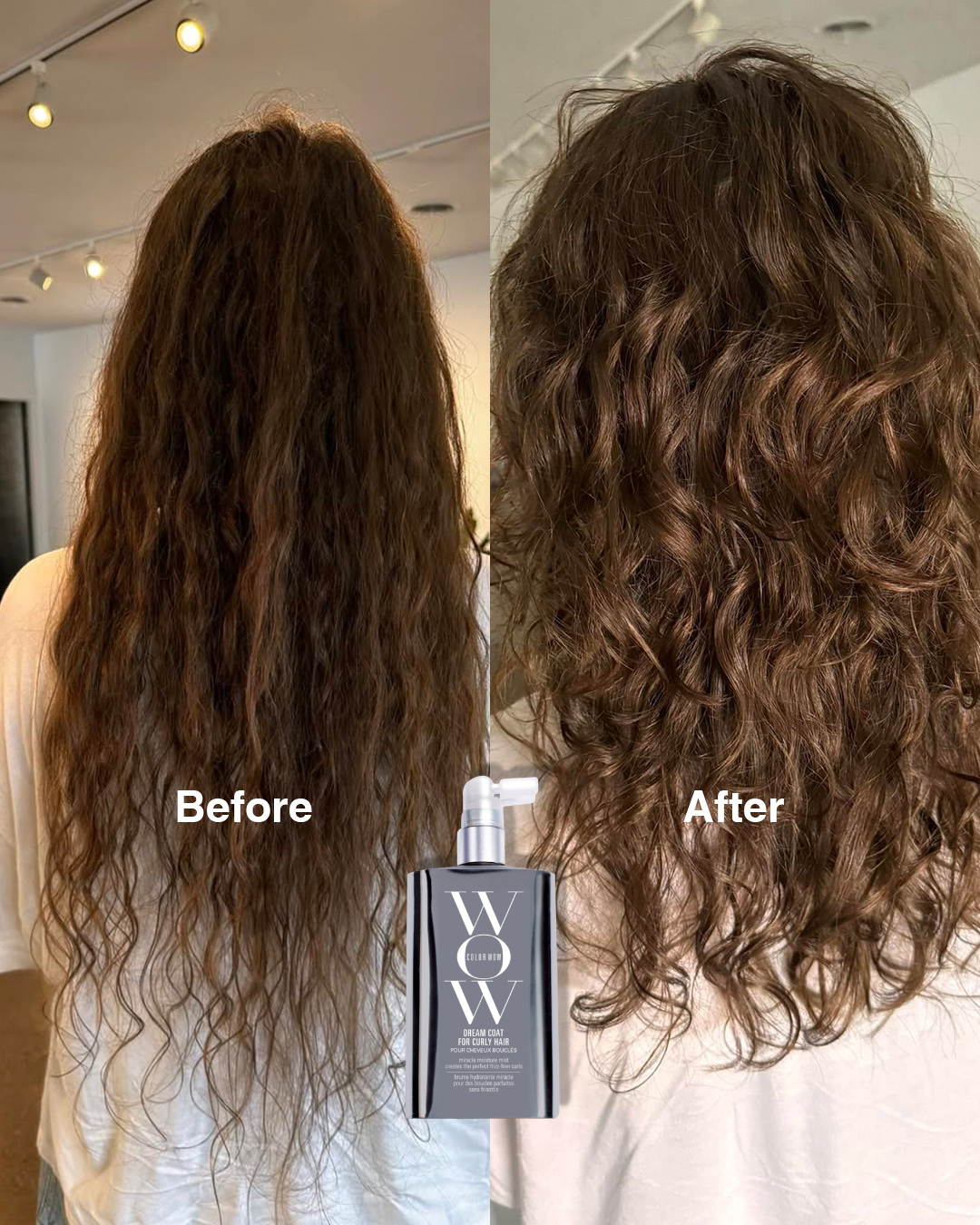Spray-On Shiny Curls in 5 Minutes (Not 30)
