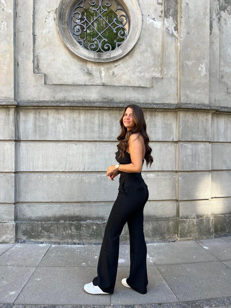 Flare Pants with Pockets - Eclaire